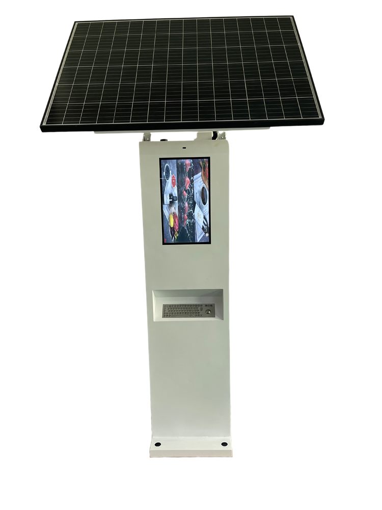 WRB solar powered internet kiosk