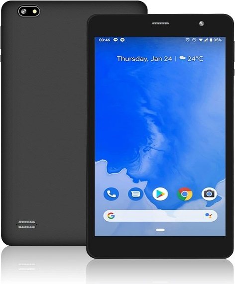 WRB 8 inch T310 tablet, front and back